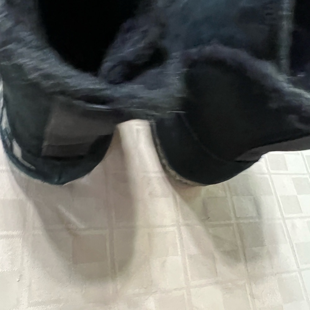 SOREL Womens Nakiska Black Snow Boots Size 12 Suede Shearling Sheepskin Bootie - Picture 6 of 7